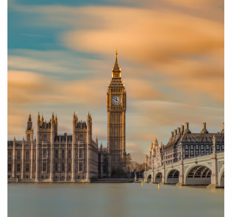 Estores enrollable oficina fotografía moderna big ben - TenVinilo