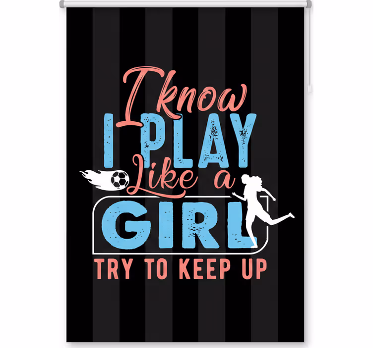 Estor enrollable juvenil juego como una chica - TenVinilo
