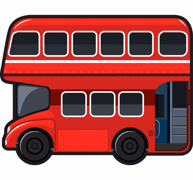 Estor enrollable divertido autobús de londres - TenVinilo