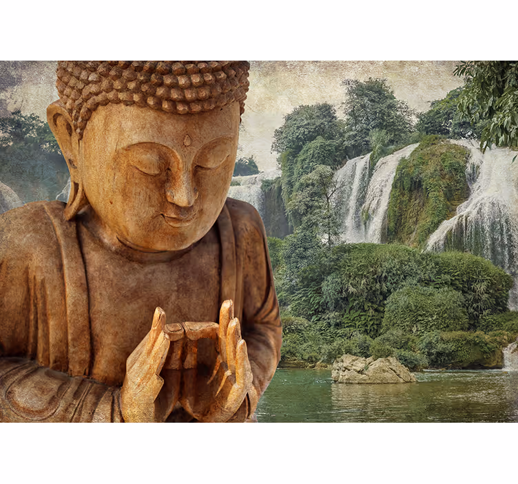 Estor enrollable zen cascada de buda serene - TenVinilo