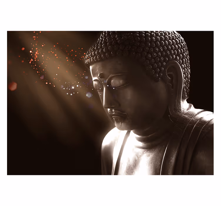 Estor enrollable zen retrato de buda serene - TenVinilo