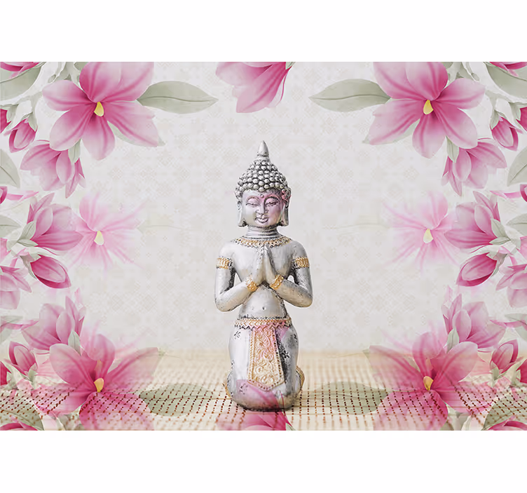 Estor enrollable zen buda y magnolia - TenVinilo