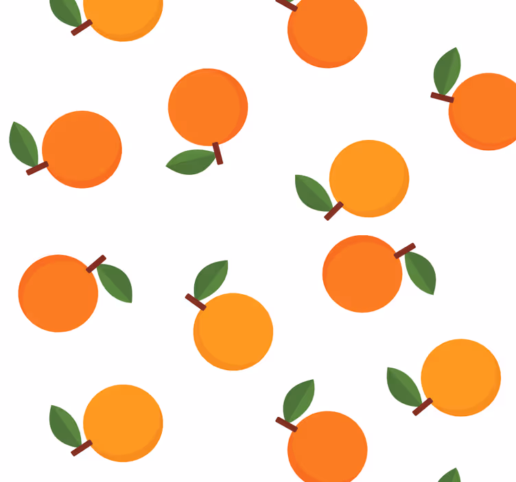 Estor enrollable naranja naranjas elegantes - TenVinilo