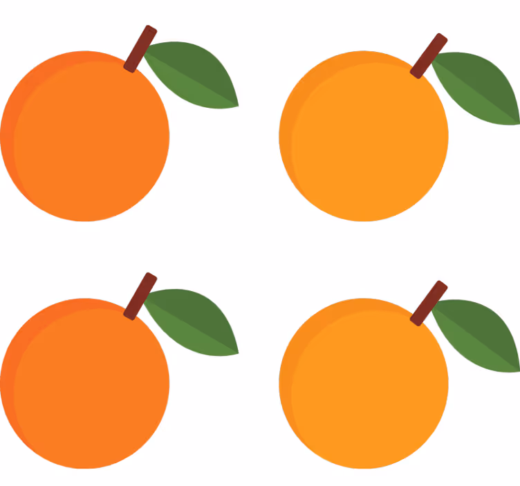 Estor enrollable naranja pack de pegatinas elegantes - TenVinilo