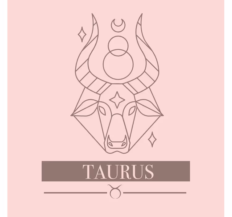 Estor enrollable baño diseño zodiacal tauro rosa - TenVinilo