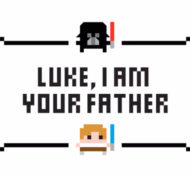 Estor enrollable tv luke yo soy tu padre - TenVinilo
