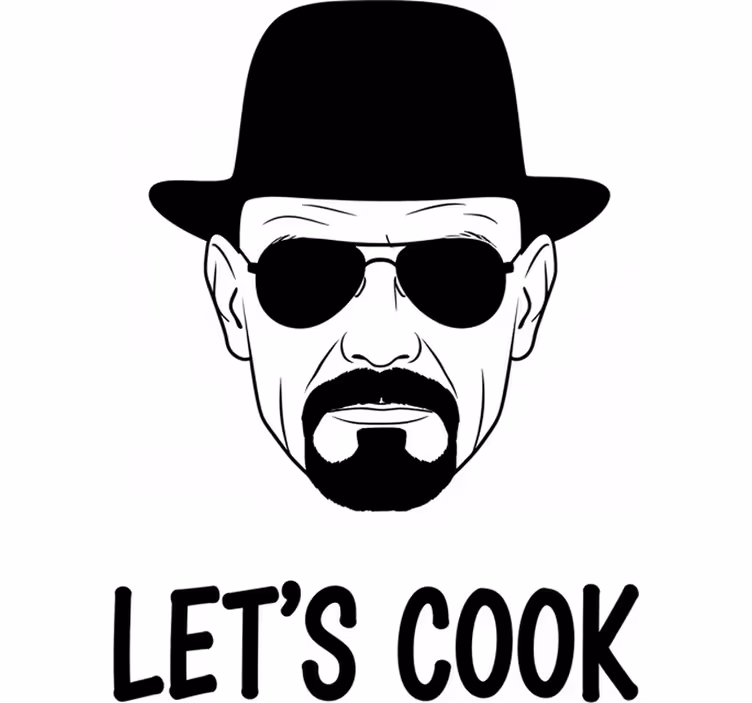 Estor enrollable tv heisenberg vamos a cocinar - TenVinilo