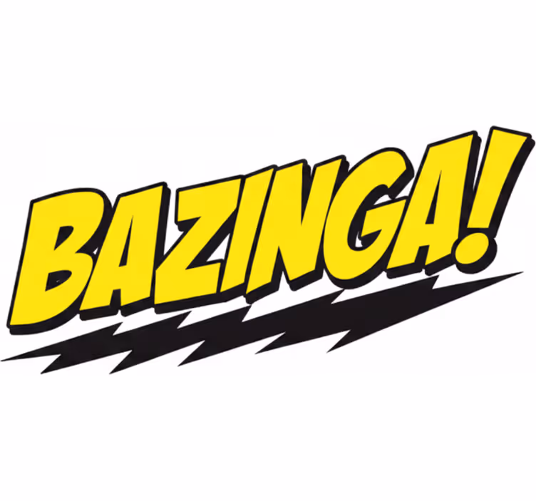 Estor enrollable tv vinilo decorativo bazinga big bang - TenVinilo