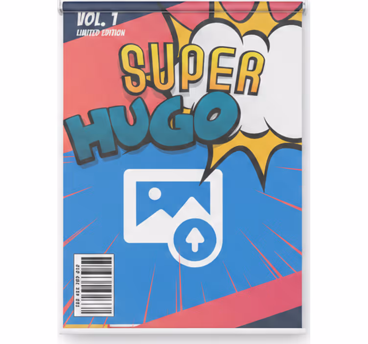 Estor enrollable superhéroe cómic personalizado - TenVinilo
