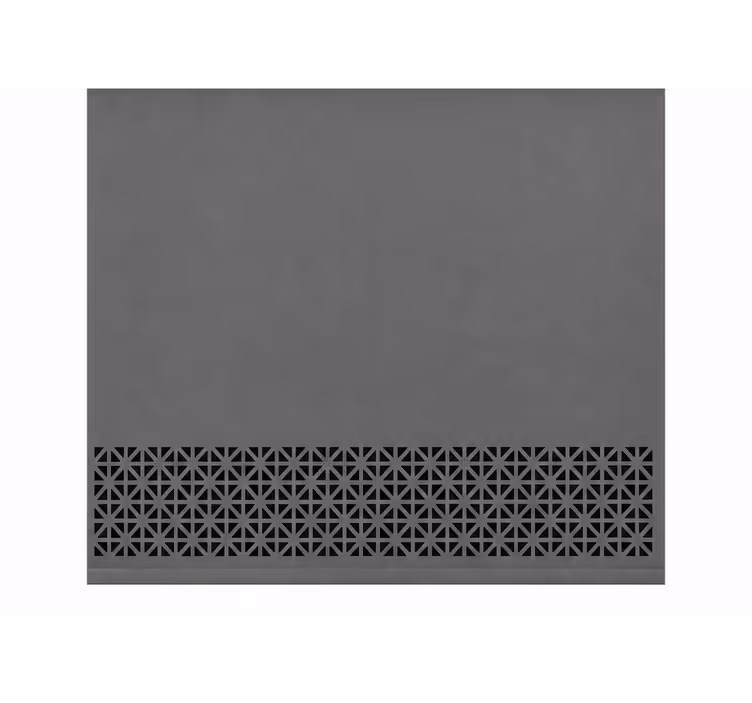 Estor enrollable gris con patrón de rayas - TenVinilo