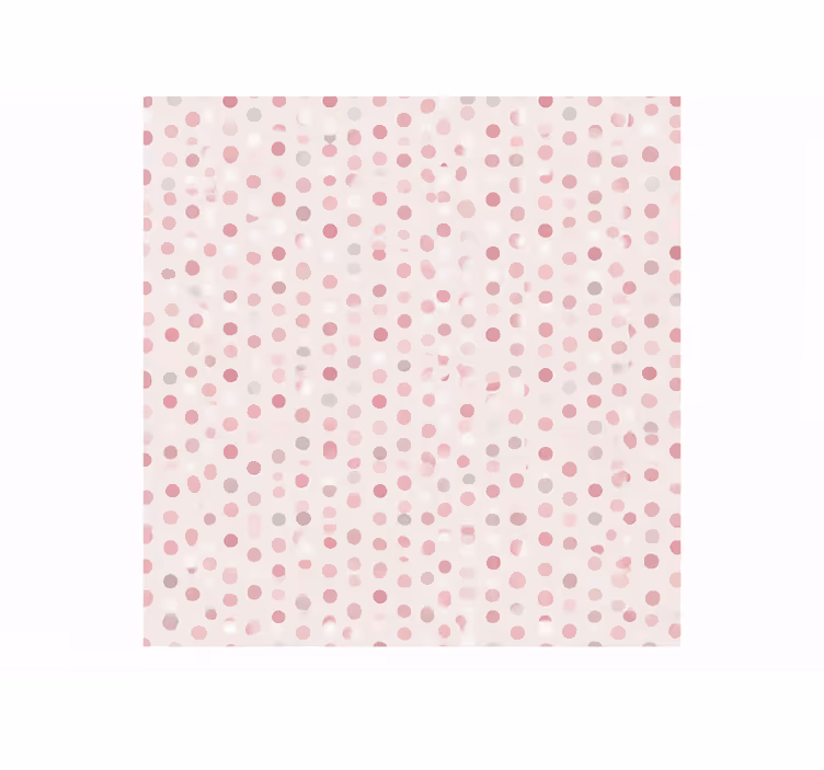 Estor enrollable rosa con estampado de lunares pequeño - TenVinilo