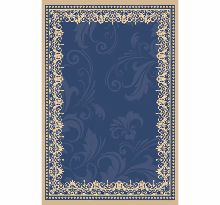 Estor enrollable elegante patrones de follaje ornamentados - TenVinilo
