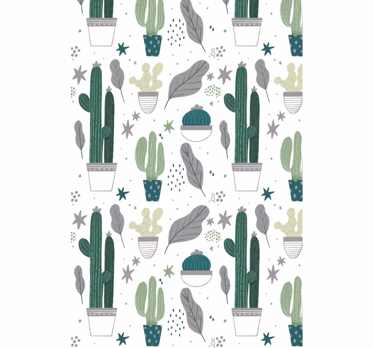 Estor enrollable cactus tonos sombreados - TenVinilo
