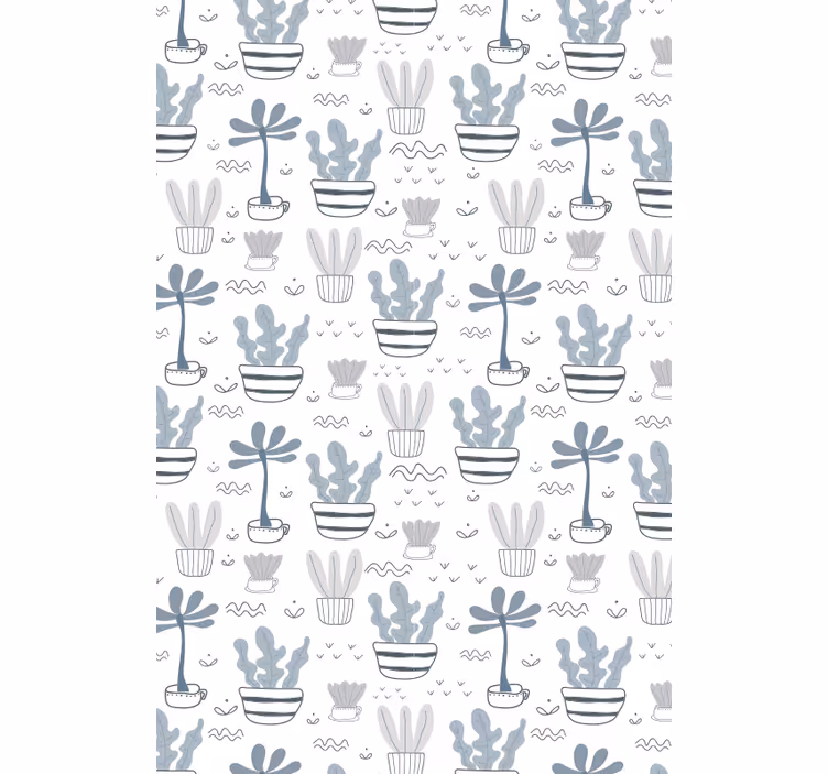 Estor enrollable cocina blanca cactus - TenVinilo