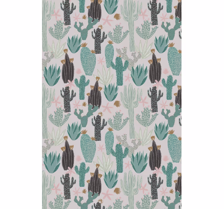 Estor enrollable cactus escena de serenidad saguaro - TenVinilo