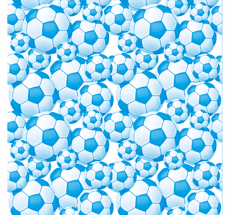 Estor enrollable fútbol decorativo de patrones - TenVinilo