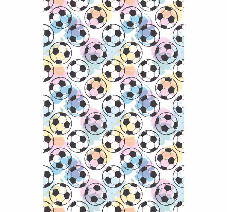 Estor enrollable fútbol bolas de colores - TenVinilo