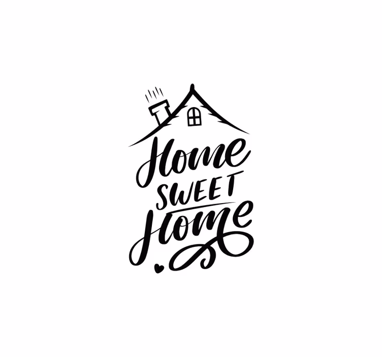 Estor enrollable cocina original blanco home sweet home - TenVinilo