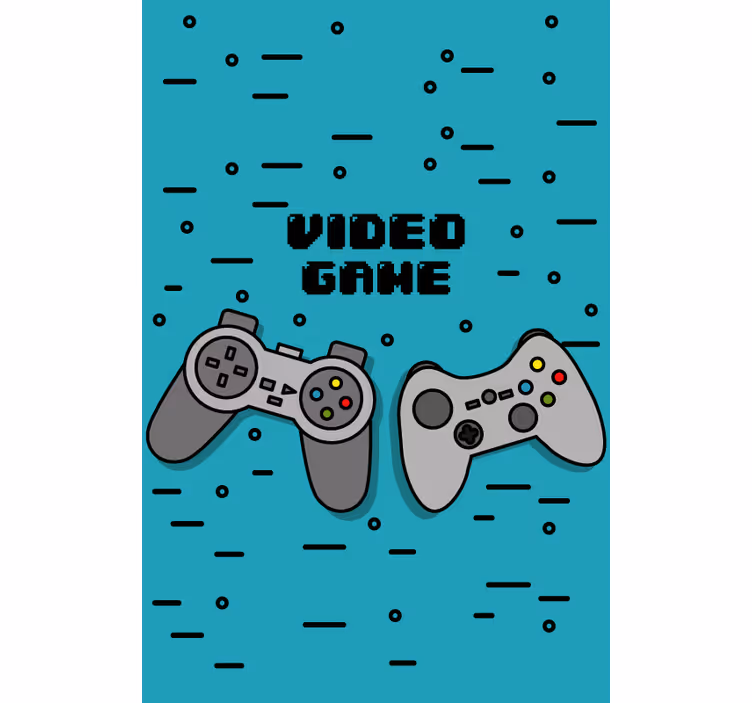 Estor enrollable gamer con dos mandos - TenVinilo