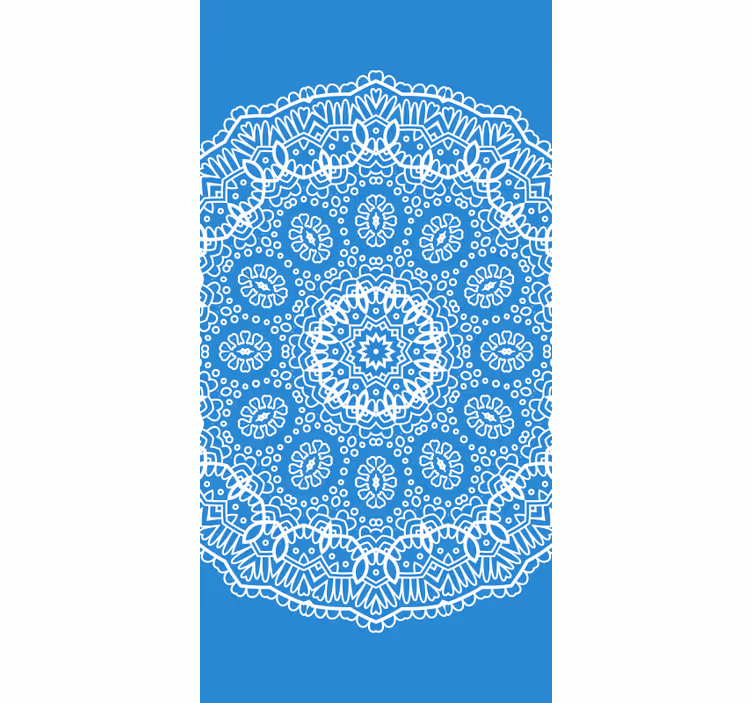 Estor enrollable dibujo patrón de encaje de mandala - TenVinilo