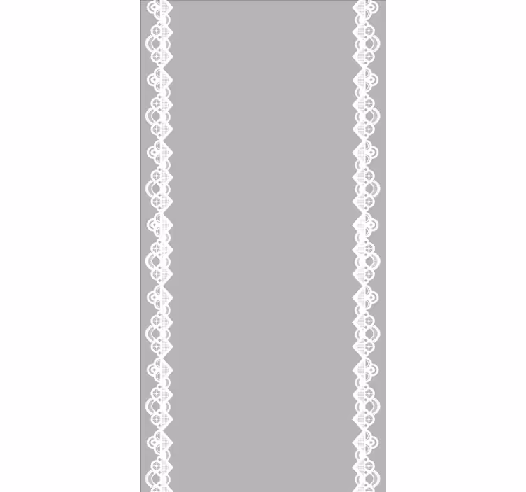 Estor enrollable elegante para salón con bordeado - TenVinilo