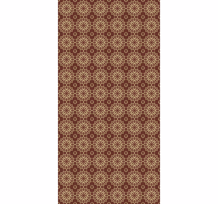 Estor enrollable textura pantalla con motivos geométricos - TenVinilo
