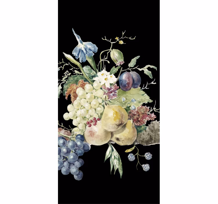 Estores enrollable frutas cosecha del huerto - TenVinilo