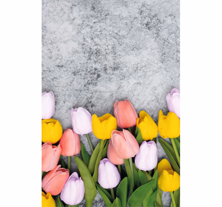 Estores enrollable flores vibrante flor de tulipán - TenVinilo