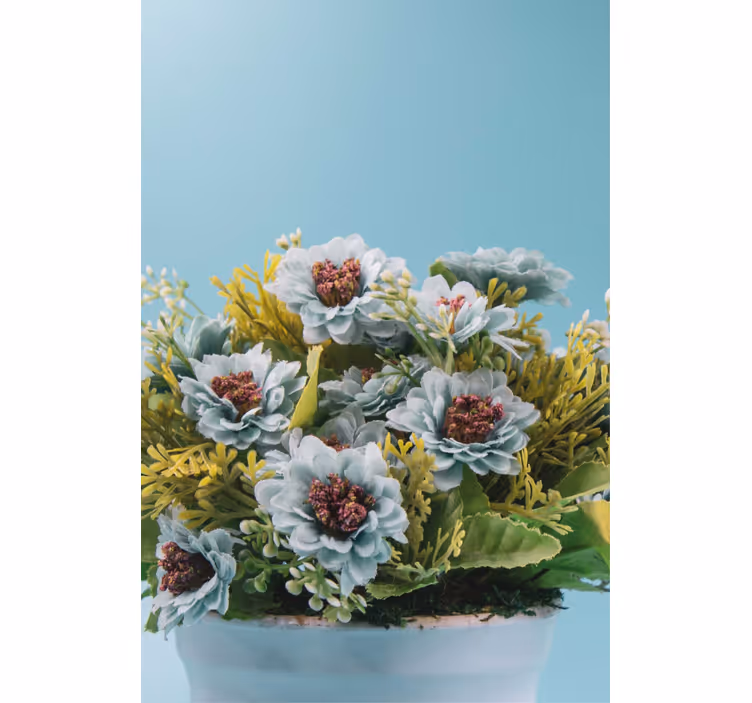 Estores enrollable flores arreglo suculento - TenVinilo
