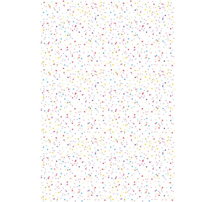 Estor habitación infantil puntos de colores - TenVinilo