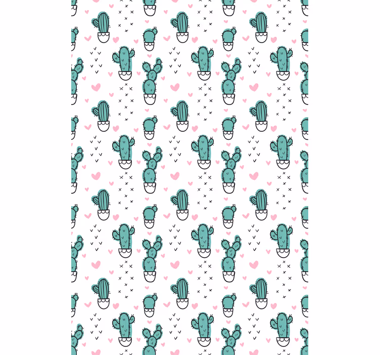 Estor enrollable cactus diseño encantador - TenVinilo