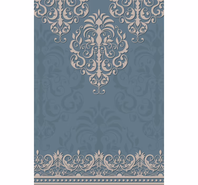 Estor enrollable elegante motivo de damasco atemporal - TenVinilo