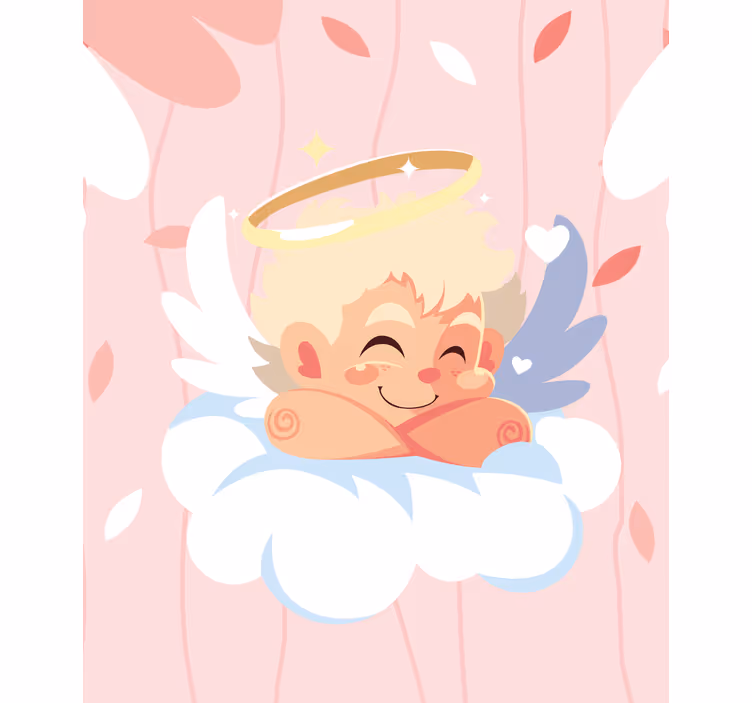 Estor enrollable divertido lindo personaje angelical - TenVinilo