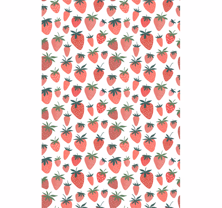 Estores enrollable frutas diseño de fresas - TenVinilo