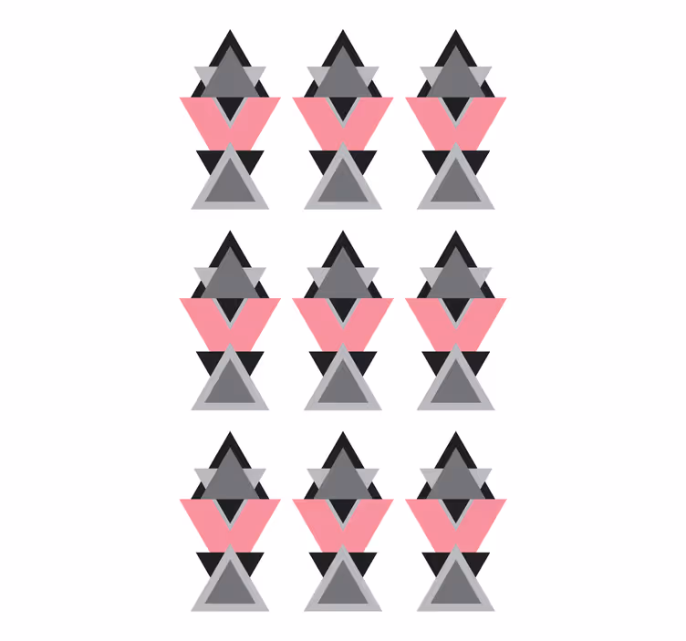 Estor enrollable moderno formas triangulares geométricas - TenVinilo