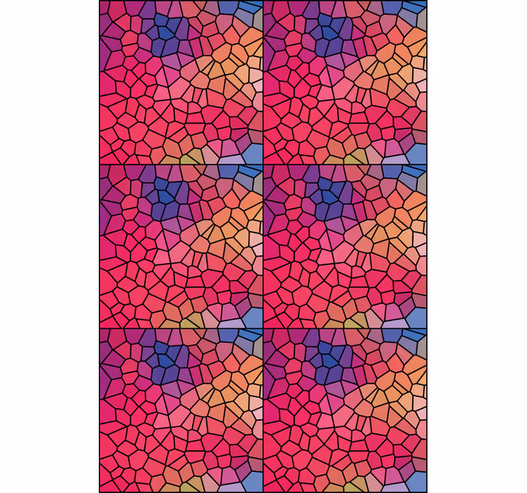 Estor enrollable textura patrón de color de mosaico - TenVinilo