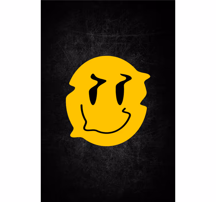 Estor enrollable gamer diseño de cara sonriente - TenVinilo