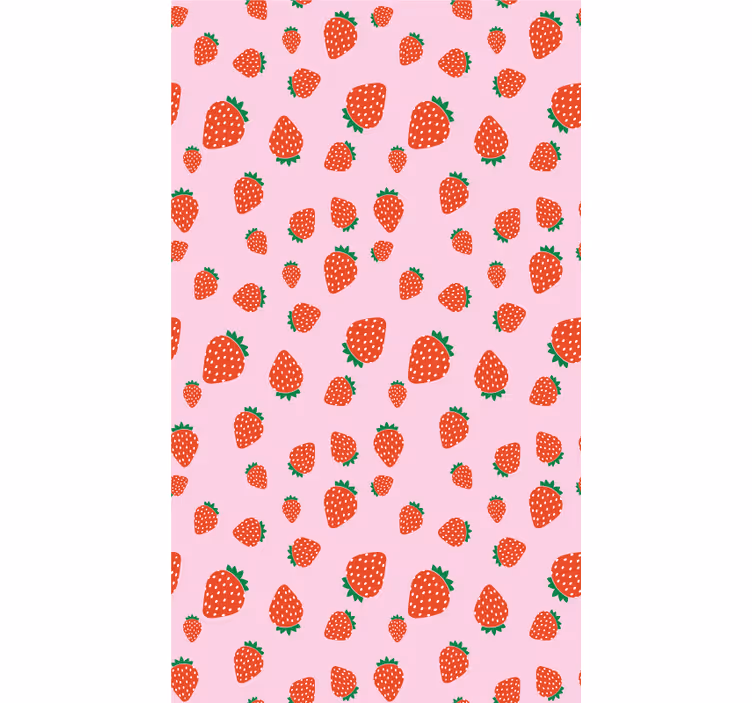 Estores enrollable frutas delicias con estampado de fresas - TenVinilo