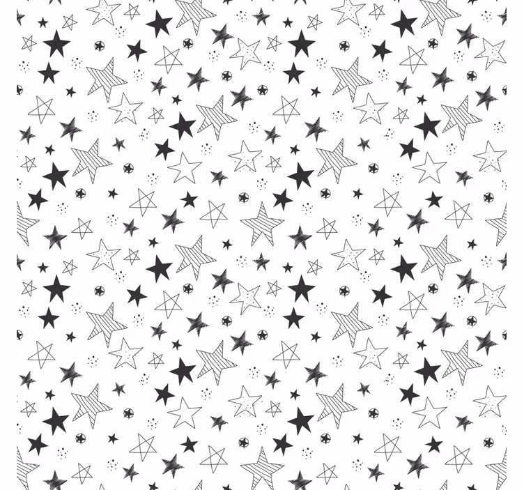 Estor enrollable infantil aventura estrellada gris - TenVinilo