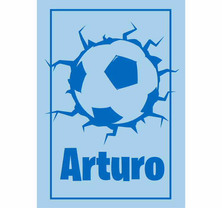 Estor enrollable deporte diseño de fútbol personalizado - TenVinilo