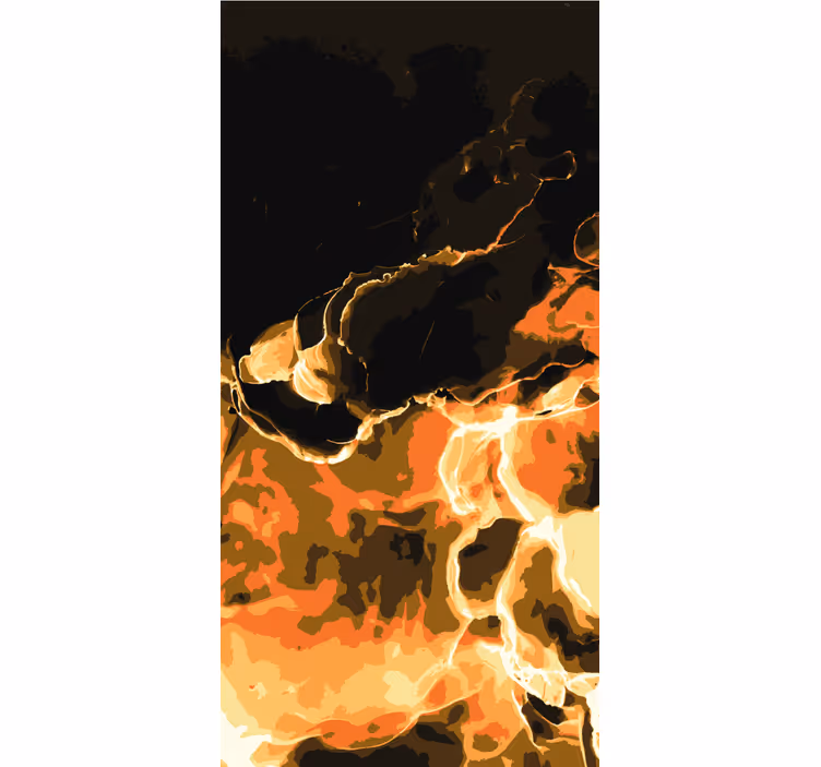 Estor enrollable textura remolinos de fuego - TenVinilo