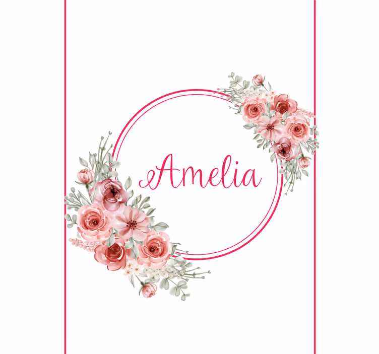 Estores enrollable flores arreglo floral personalizado - TenVinilo