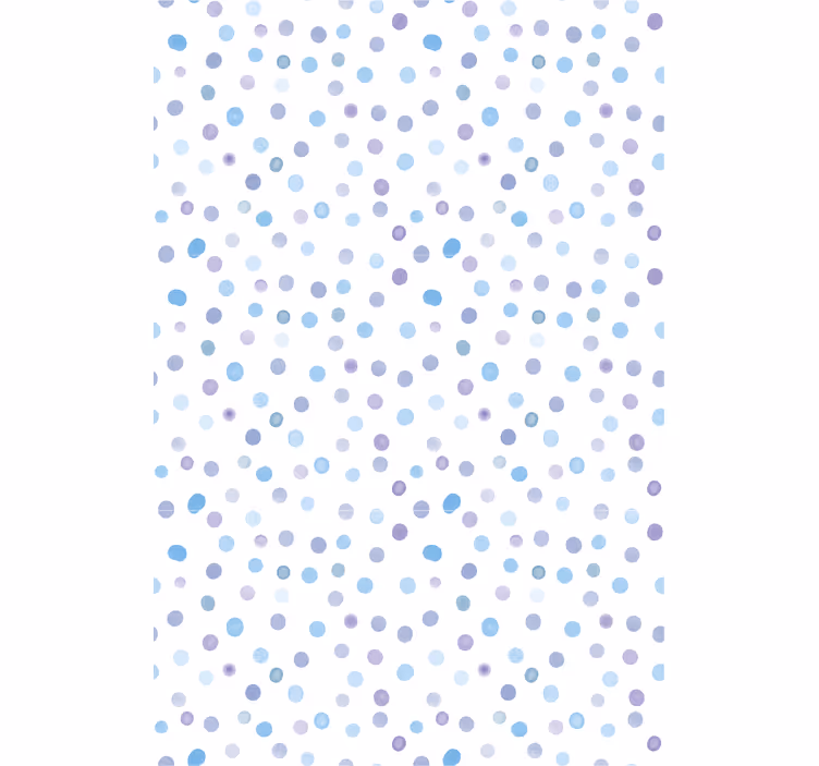 Estor enrollable textura patrón de puntos en tonos azules - TenVinilo