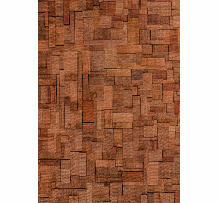 Estor enrollable textura disposición de baldosas de madera - TenVinilo