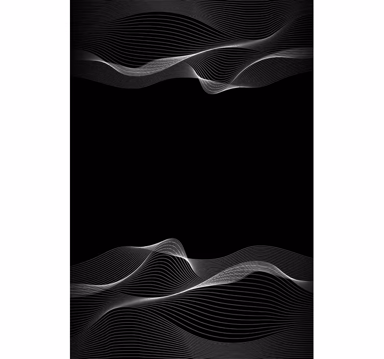 Estor enrollable textura patrones de líneas fluidas - TenVinilo