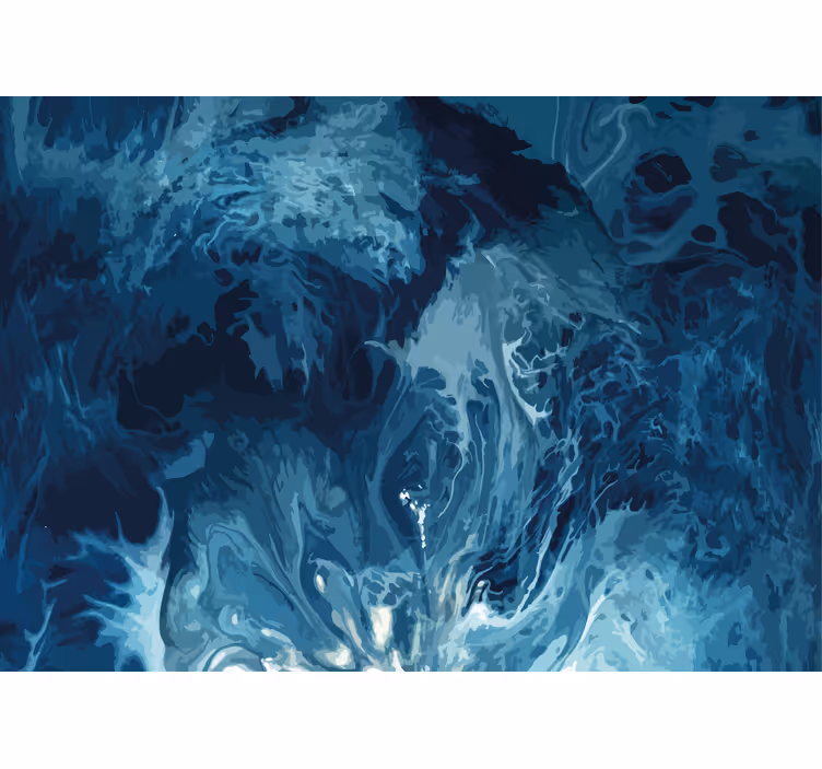 Estor enrollable textura olas fluidas del océano - TenVinilo