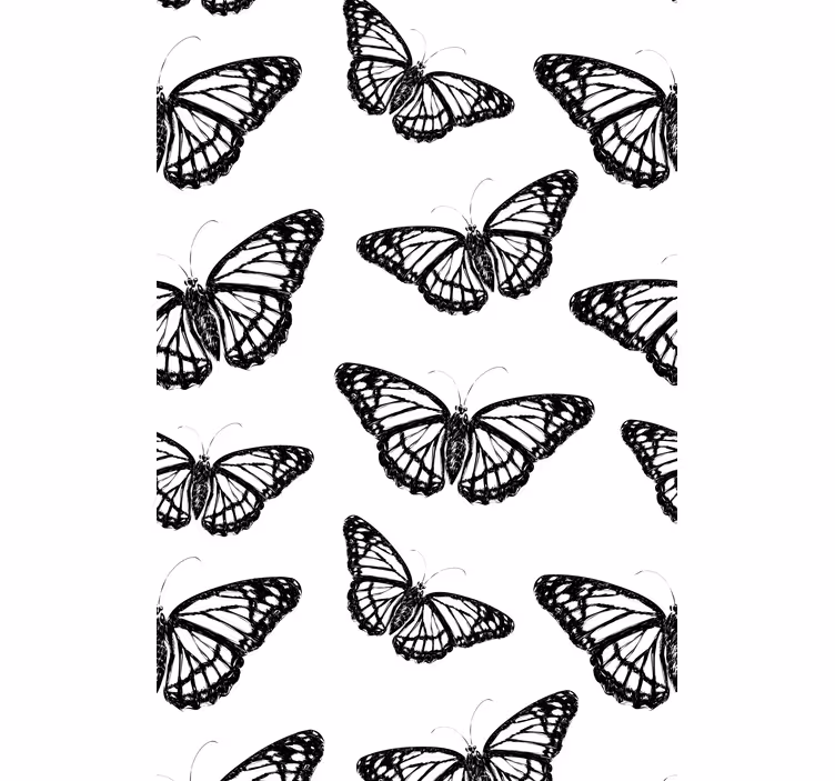 Estor enrollable mariposas impresionantes alas de monarca - TenVinilo