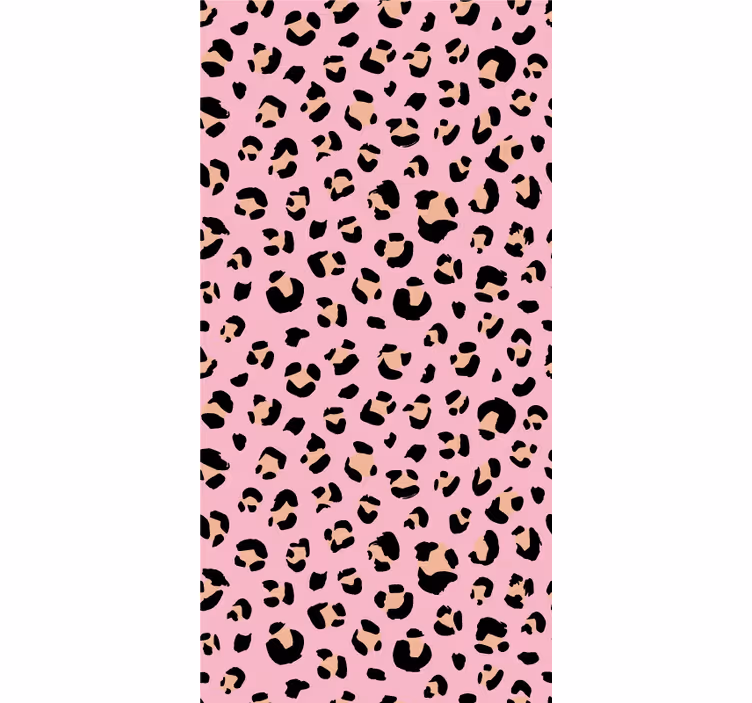 Estor enrollable animales patrones de estampado de leopardo - TenVinilo