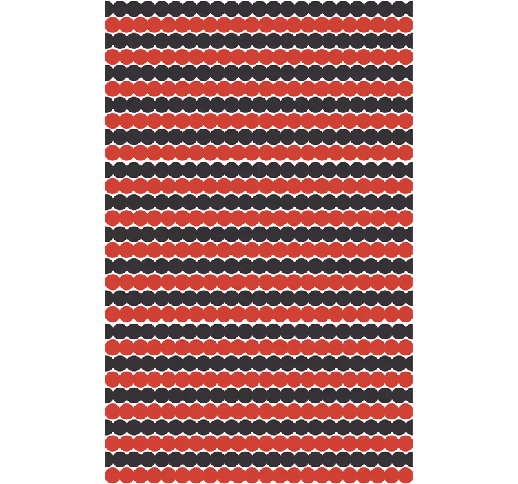 Estor enrollable textura formas rojas y negras - TenVinilo