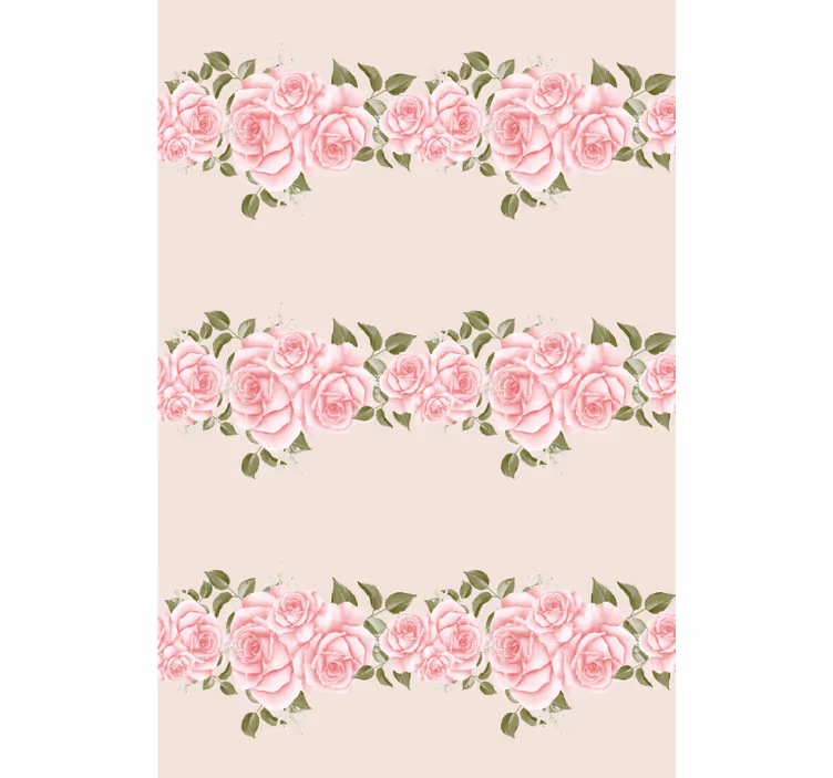 Estores enrollable flores hermosas rosas rosadas - TenVinilo